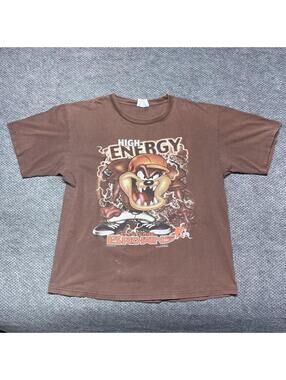 Vintage 2003 CSA Cleveland Browns Tasmanian Devil Lightning T-Shirt XL RARE MENS